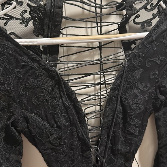 For Love and Lemons Lace Pattern Mini Dress - Picture 2 of 5